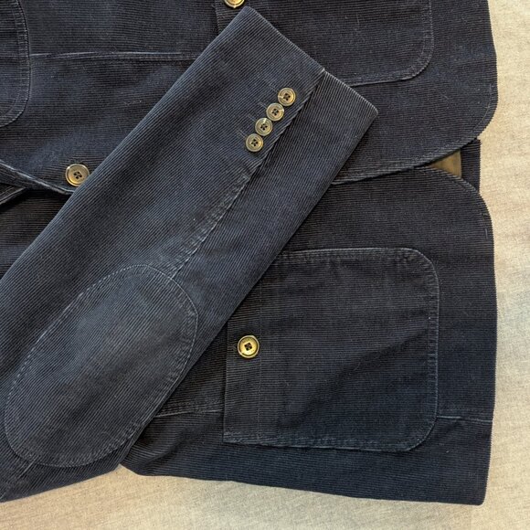 Mexx Navy Metropolitan Corduroy Blazer - Slim 42 - Picture 11 of 14